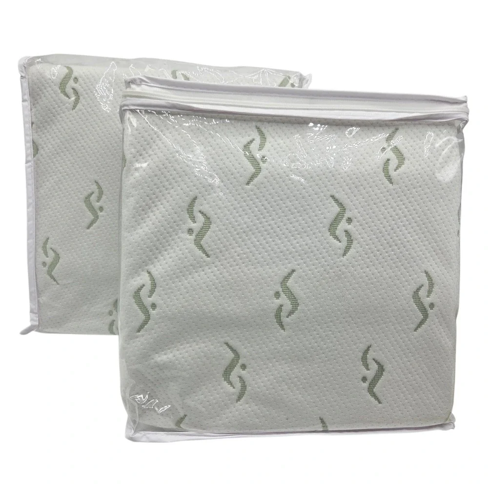Set of 2 Twin Waterproof Bamboo Mattress Protector With Pillowcase Protector 4pc